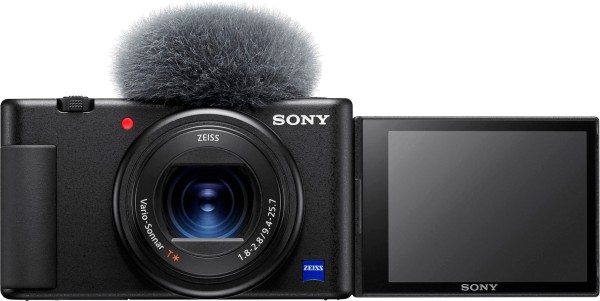 Sony Vlog-Kamera ZV-1 Kompaktkamera (20,1 MP, Bluetooth, WLAN (Wi-Fi)