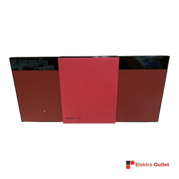 PANASONIC SC-HC304EG-R Kompaktanlage (Schwarz/Rot)