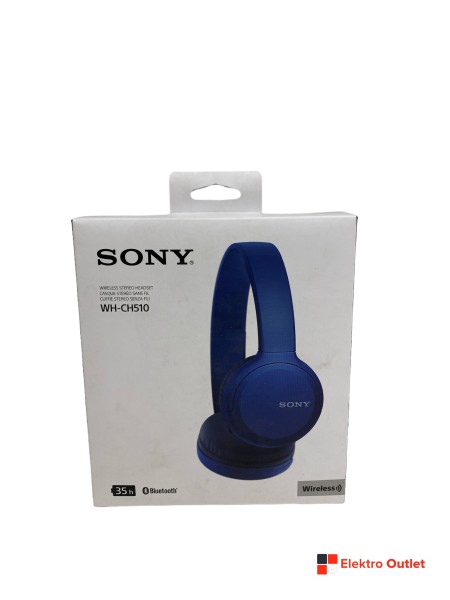Sony WH-CH510 On-Ear-Kopfhörer (Google Assistant, Siri, Bluetooth), blau