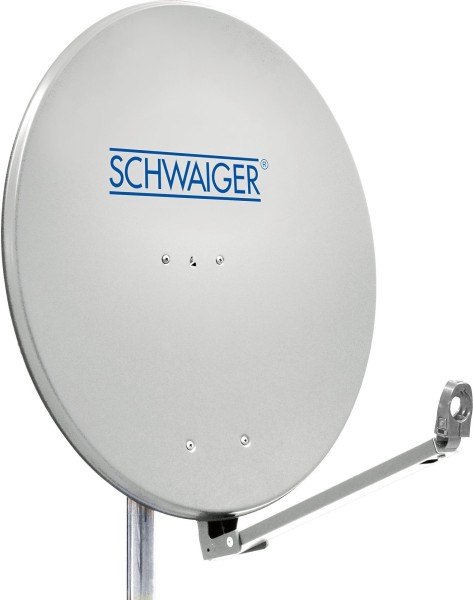 Schwaiger SPI910.0 Sat-Spiegel (88 cm, Aluminium, hellgrau)
