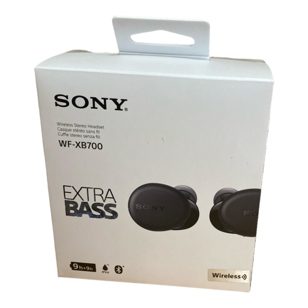 Sony WF-XB700 wireless In-Ear-Kopfhörer, Bluetooth, NFC, schwarz