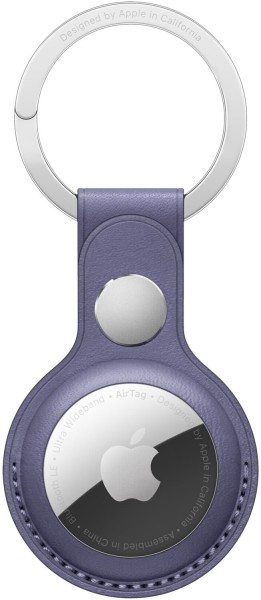 Apple AirTag Leather Key Ring Schlüsselanhänger, Wisteria