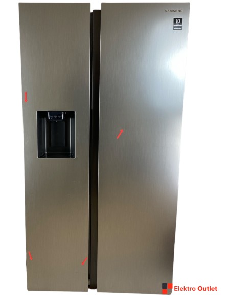 Samsung RS6GA8831S9/EG Side-by-Side Kühlschrank, Festwasseranschluss