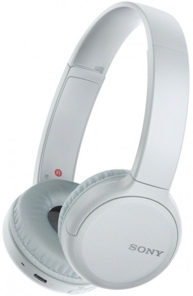 Sony WH-CH510 On-Ear-Kopfhörer, Google Assistant, Siri, Bluetooth, weiß