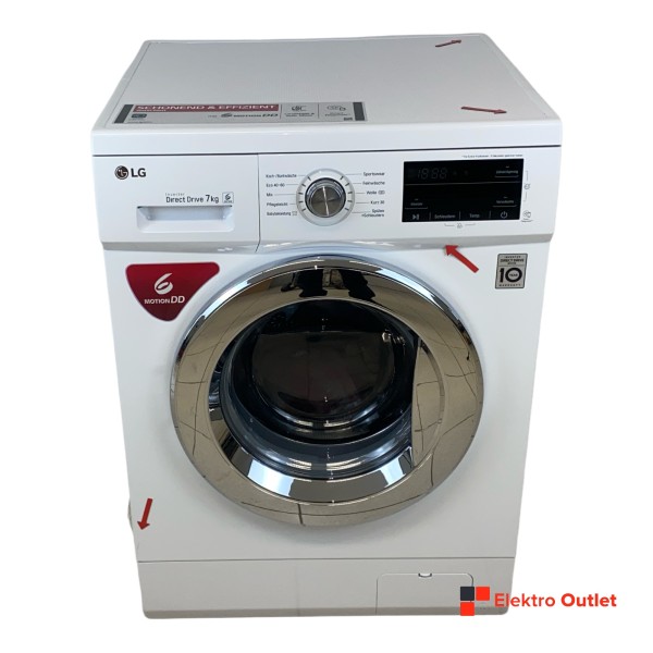 LG F1496QD3HT1 Waschmaschine, 7kg, 1400 U/Min, weiß