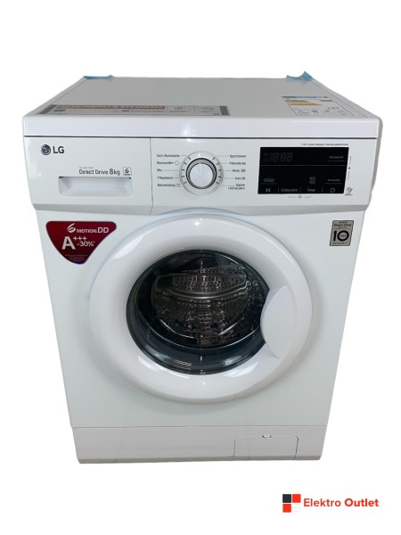 LG F14WM8KG Waschmaschine, 8 kg, 1400 U/Min., weiß