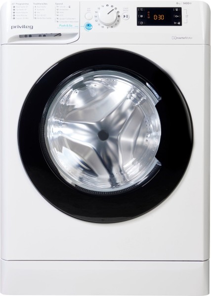 Privileg PWF X 873 N Family Edition Waschmaschine, 8 kg, 1400 U/min, weiß