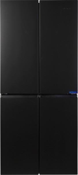 Hisense RQ563N4SF2 French-Door Kühlschrank, 181cm hoch, NoFrost, schwarz