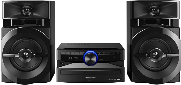 Panasonic SC-UX104 Microanlage Digitalradio (DAB), 300 W, schwarz
