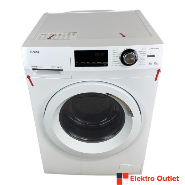 Haier HWD80-BP14636N Waschtrockner, 8kg Waschen 5kg Trocknen 1400 rpm weiß