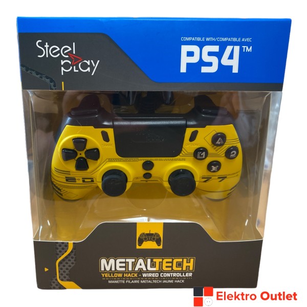 Steelplay Metaltech Wired Controller Yellow Hack