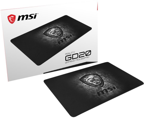 MSI Agility GD20 Gaming Mauspad, rutschfeste Unterlage