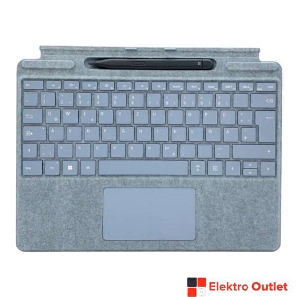 Microsoft Surface Pro Signature Keyboard mit Slim Pen 2 Tastatur Eisblau