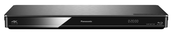 Panasonic DMP-BDT385 Blu-ray Player, Full HD (3D), WLAN, 4K Upscaling, Silber