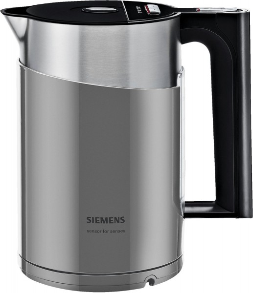 Siemens TW86105P Wasserkocher, keepWarm Sensor, 1,5 Liter, grau