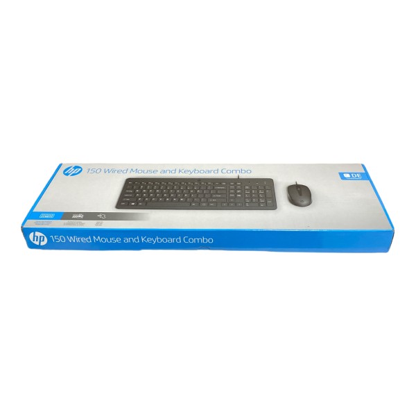 HP Desktop-Set 150 Kabelgebundene Maus-Tastaturkombination kabelgebunden