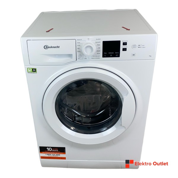 Bauknecht BW 719 N Waschmaschine, 7 kg, 1400 U/Min, weiß