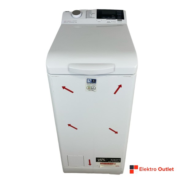 AEG L6TBA664 Waschmaschine, Toplader, 6kg, 1200 U/min., weiß
