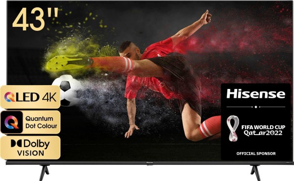 Hisense 43E77HQ QLED-Fernseher (109 cm/43 Zoll, 4K Ultra HD, Smart-TV)