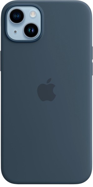 Apple MPT53ZM Handyhülle iPhone 14 Plus Silicone MagSafe 17 cm (6,7 Zoll), Sturmblau