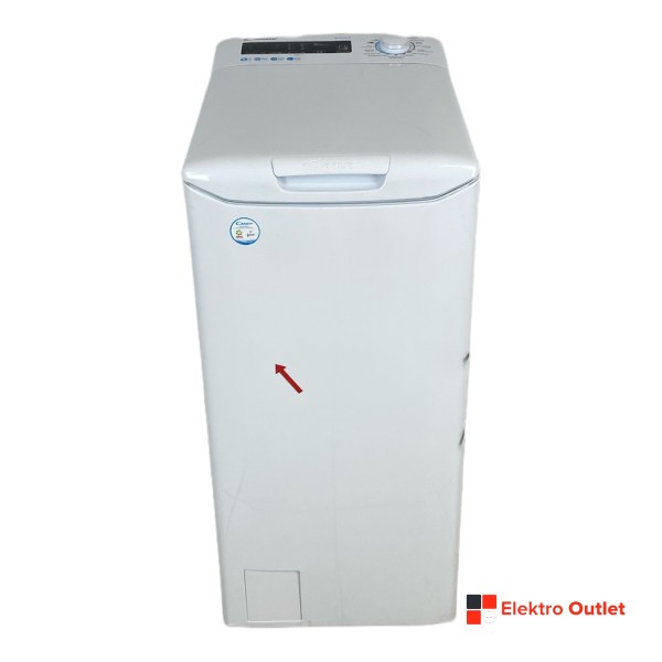 Candy CSTGC 48TE/1-84 Toplader-Waschmaschine, 8 Kg, 1400 U/Min, weiß